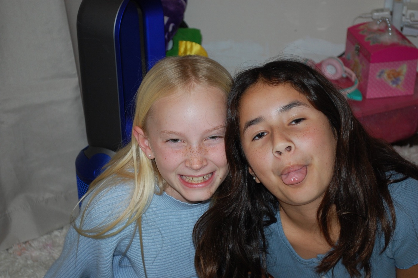 Two best friends being perfectly silly